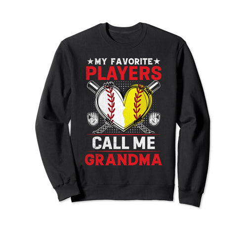 My Favorite Baseball Softball Sweatshirt - Novelty Apparel Men Women - T-Shirt, Sweatshirt, Hoodie