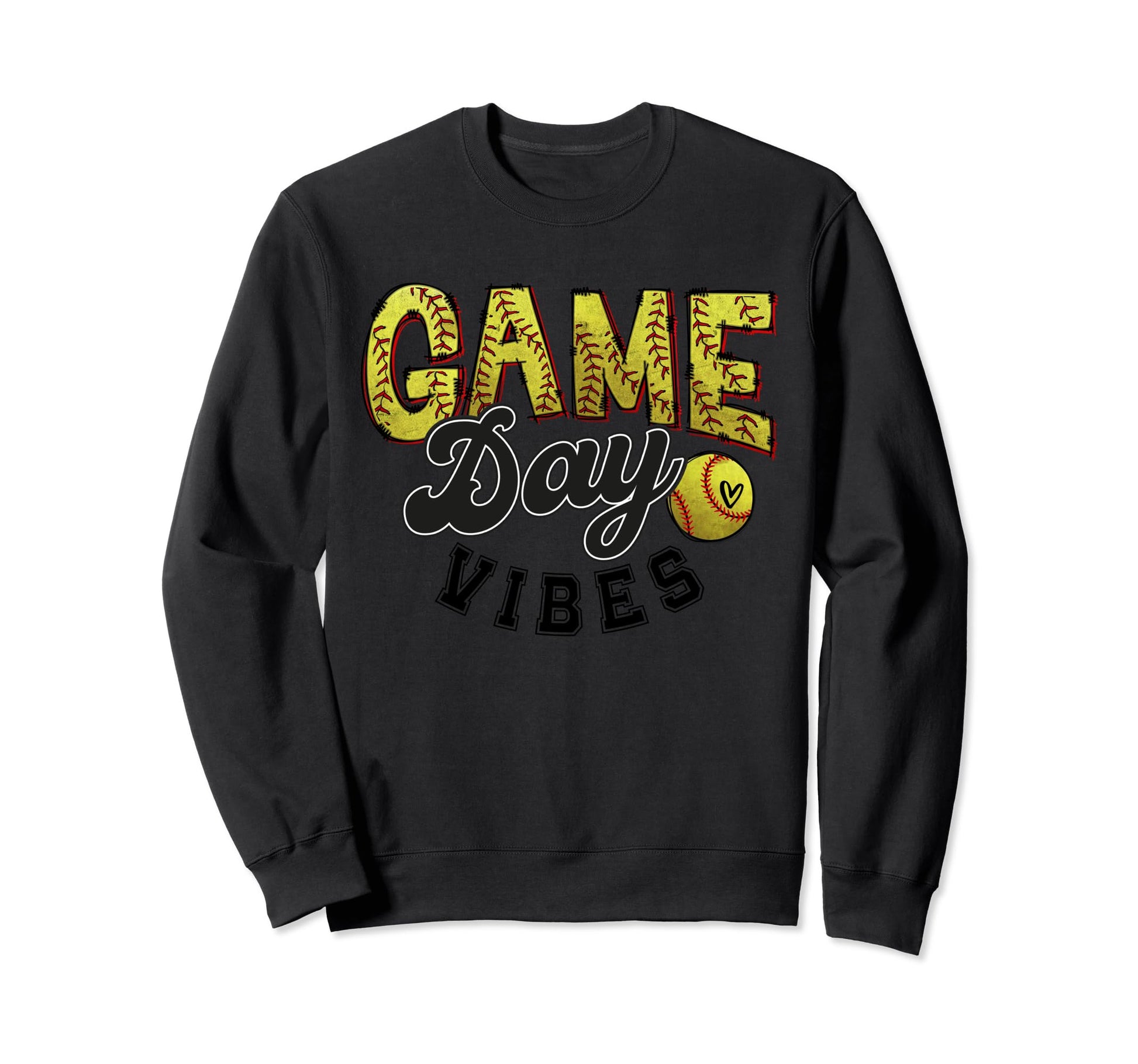 Game Day Softball Life Softball Mama Sweatshirt - Aesthetic Graphic Unisex - T-Shirt, Sweatshirt, Hoodie