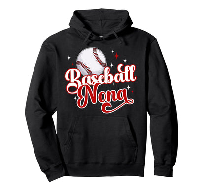 Baseball Nona Baseball Player Nona Hoodie - Graphic Print Unisex - T-Shirt, Sweatshirt, Hoodie