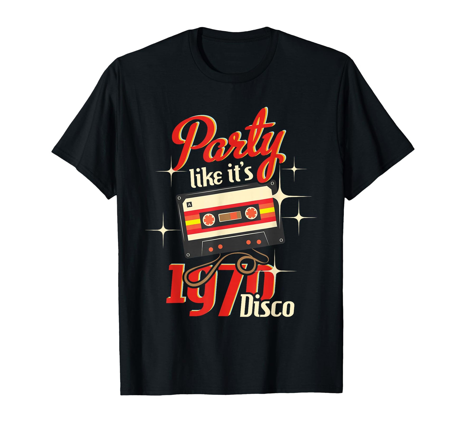 Party Like Its 1970 Disco 1970S Funky T-Shirt - Minimalist Print Men Women - T-Shirt, Sweatshirt, Hoodie