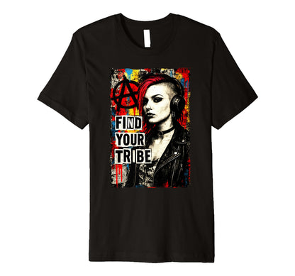 Punk 90S Grunge Urban Street Art T-Shirt - Custom Art Print for Adults - T-Shirt, Sweatshirt, Hoodie