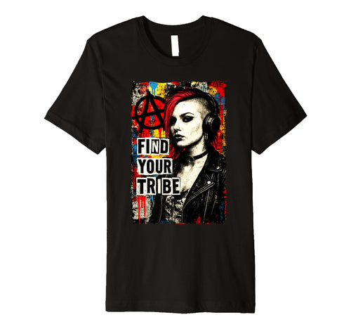 Punk 90S Grunge Urban Street Art T-Shirt - Custom Art Print for Adults - T-Shirt, Sweatshirt, Hoodie