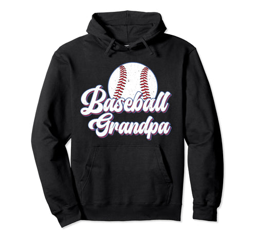 Baseball Grandpa Baseball Player Grandpa Hoodie - Minimalist Print Unisex - T-Shirt, Sweatshirt, Hoodie