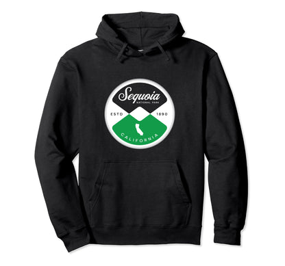 Sequoia National Park California Circle Hoodie - Novelty Apparel Men Women - T-Shirt, Sweatshirt, Hoodie