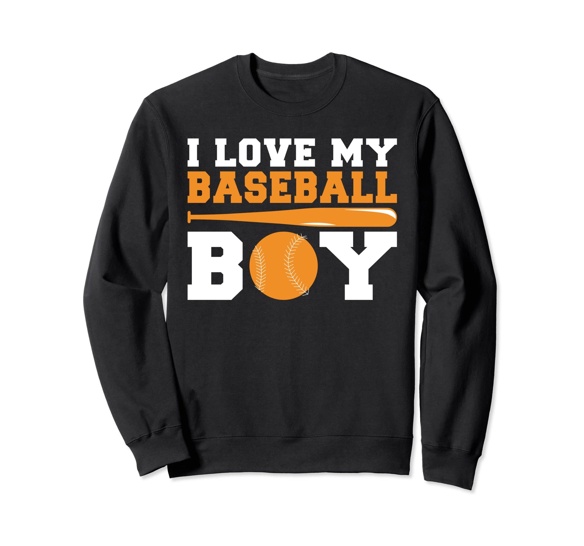 I Love My Baseball Baseball Parents Sweatshirt - Minimalist Print Unisex - T-Shirt, Sweatshirt, Hoodie