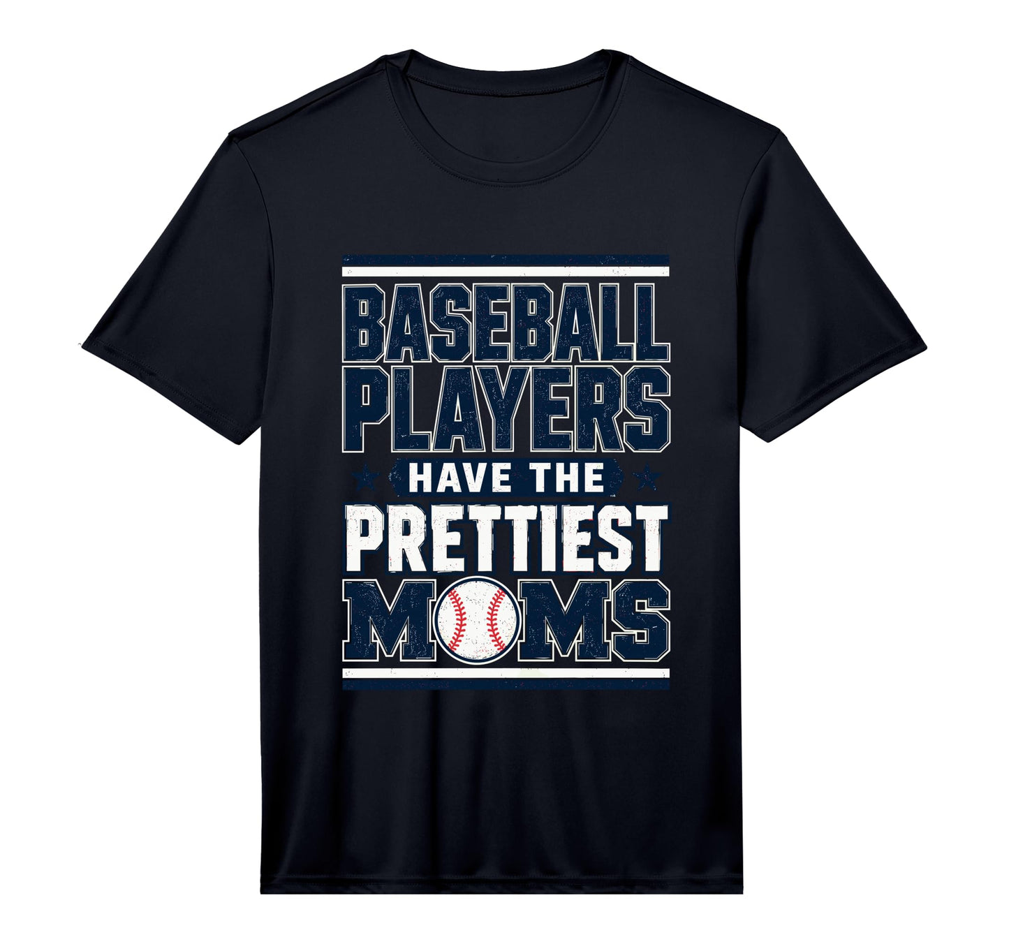 Baseball Players Have Prettiest Moms T-Shirt - Minimalist Print for Adults - T-Shirt, Sweatshirt, Hoodie