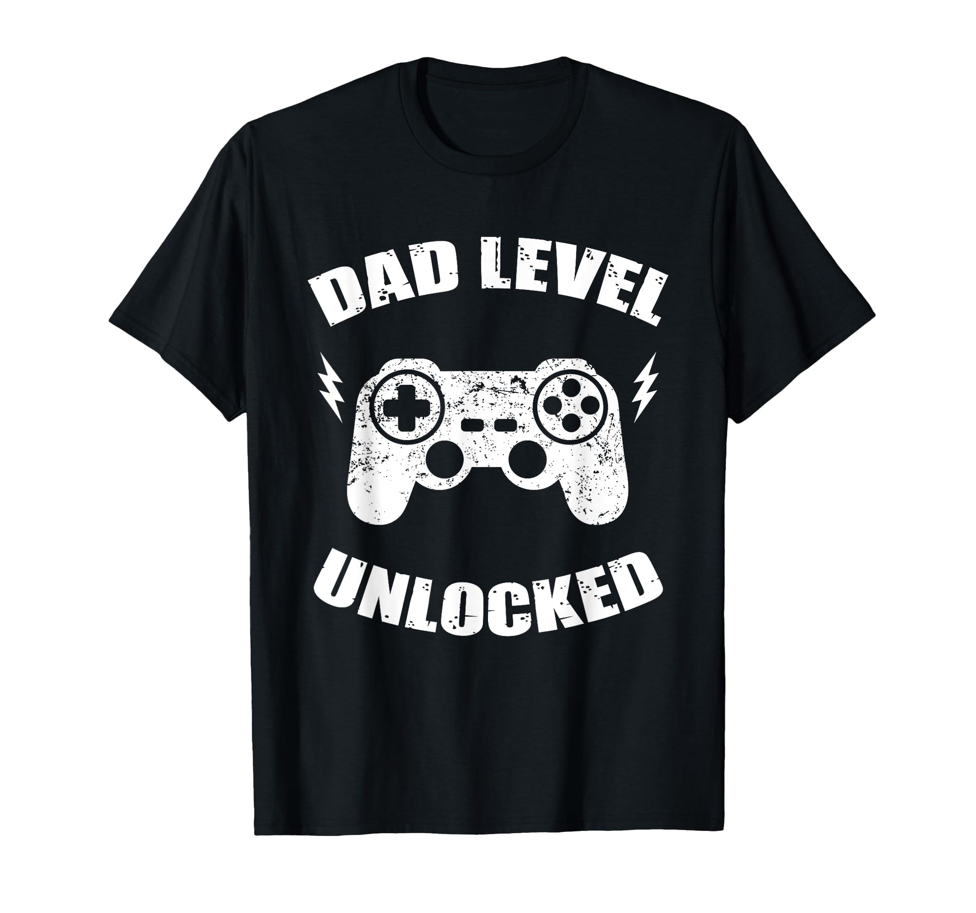 Dad Level Unlocked Gaming Controller T-Shirt - Streetwear Style for Adults - T-Shirt, Sweatshirt, Hoodie