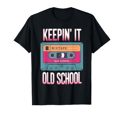 Old School Hip Hop 80S 90S Cassette T-Shirt - Aesthetic Graphic Men Women - T-Shirt, Sweatshirt, Hoodie