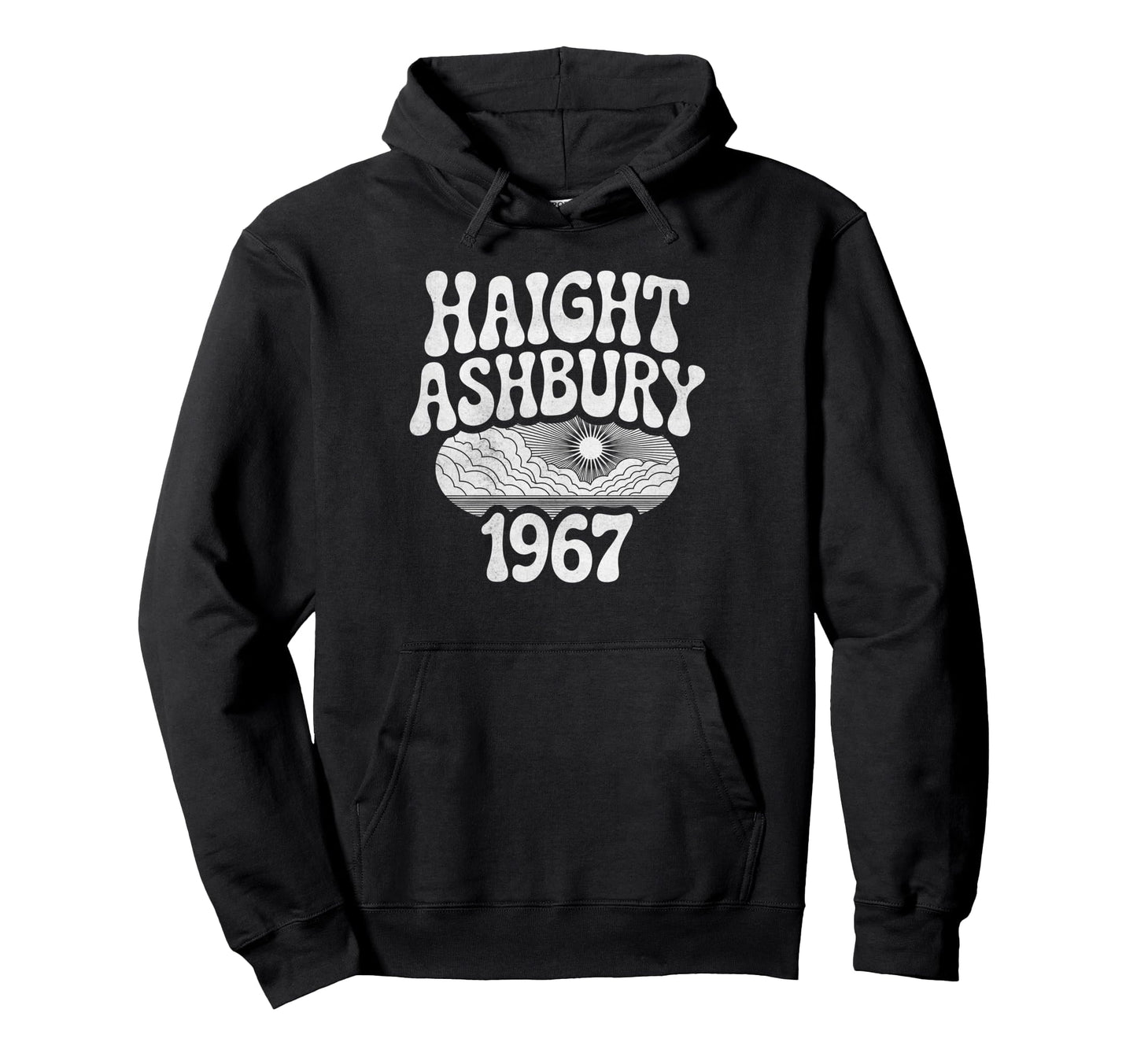 Haight Ashbury 1967 Hippie Sunset San Hoodie - Graphic Print for Adults - T-Shirt, Sweatshirt, Hoodie