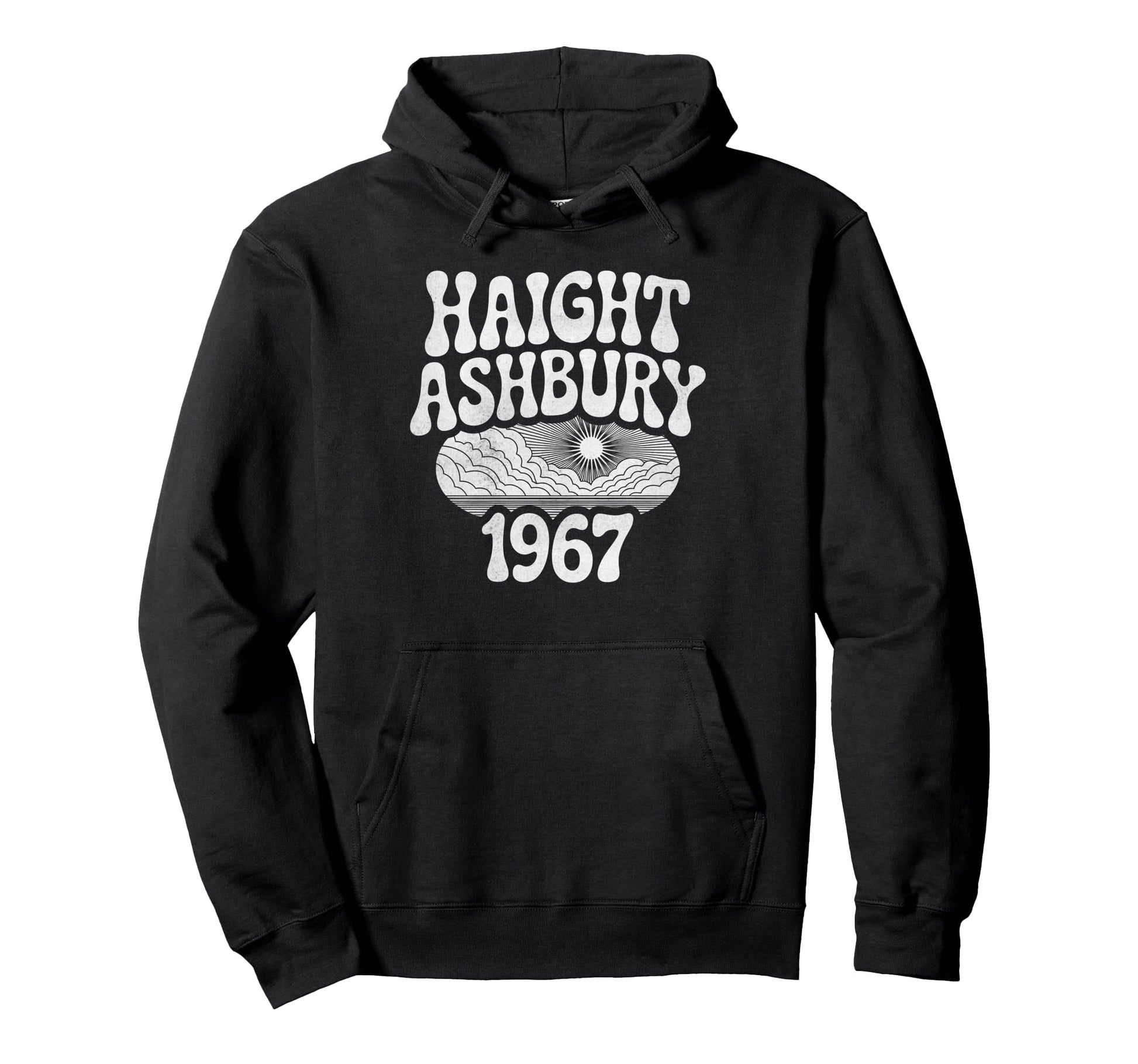 Haight Ashbury 1967 Hippie Sunset San Hoodie - Graphic Print for Adults - T-Shirt, Sweatshirt, Hoodie