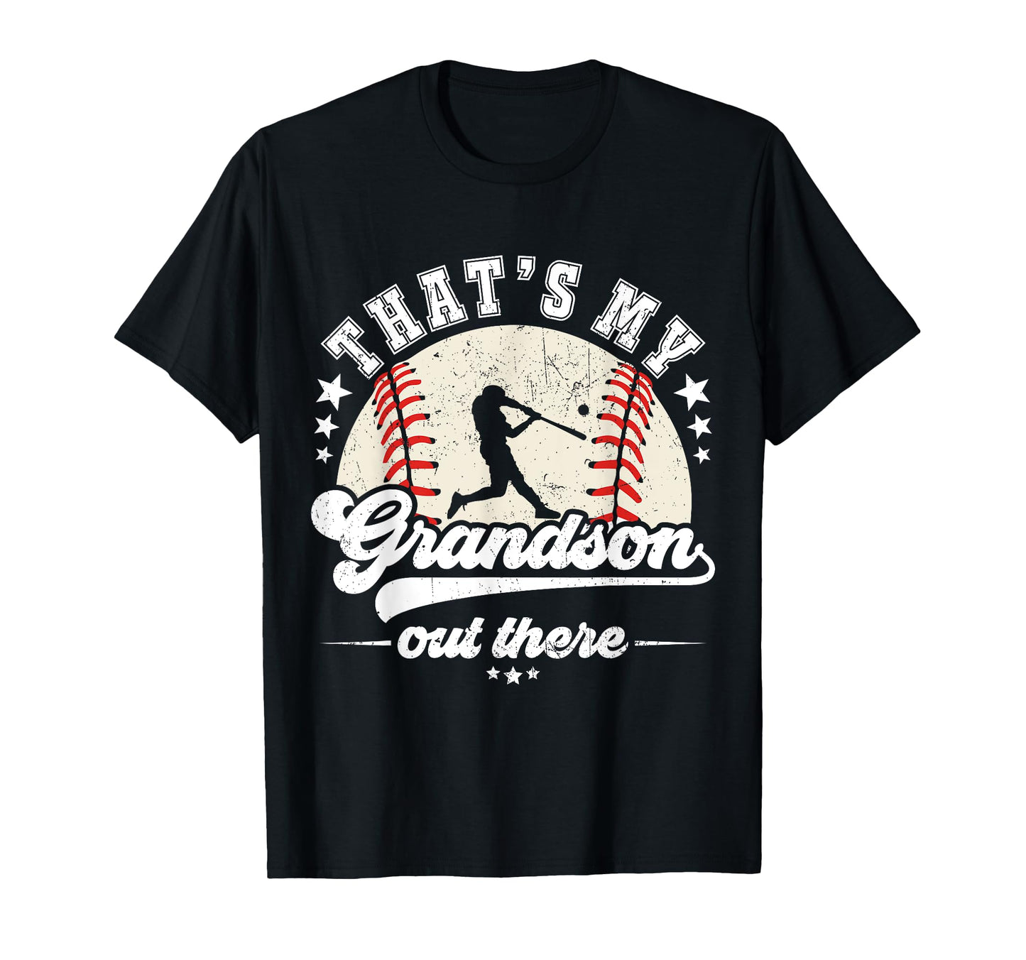 Thats My Grandson Out There Baseball T-Shirt - Aesthetic Graphic Men Women - T-Shirt, Sweatshirt, Hoodie