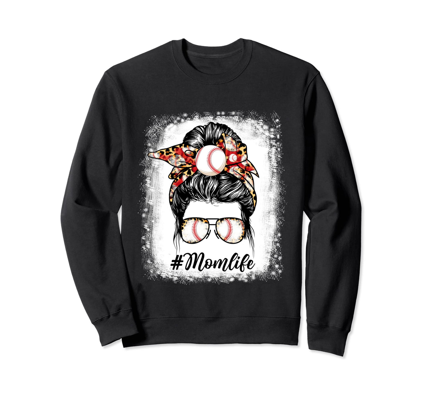 Mothers Day Baseball Mom Life Sweatshirt - Aesthetic Graphic for Adults - T-Shirt, Sweatshirt, Hoodie