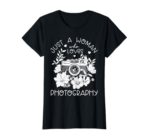 Photographer Camera Flowers Photography T-Shirt - Unique Graphic Unisex - T-Shirt, Sweatshirt, Hoodie