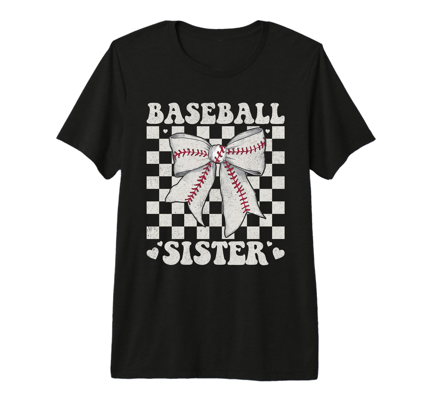 Baseball Sister Sports Fans Tri Blend T-Shirt - Minimalist Print for Adults - T-Shirt, Sweatshirt, Hoodie