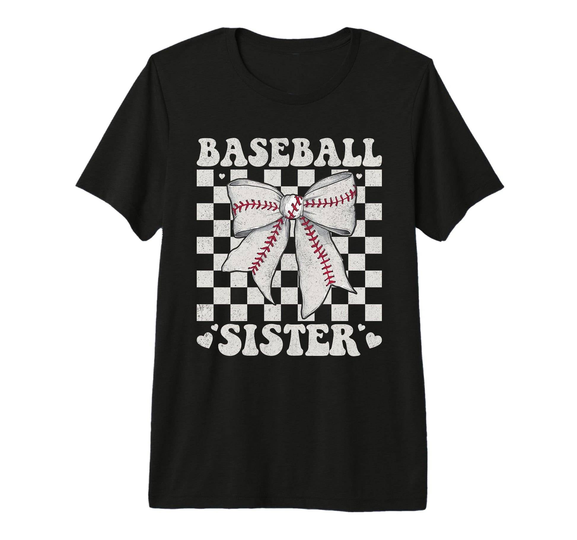 Baseball Sister Sports Fans Tri Blend T-Shirt - Minimalist Print for Adults - T-Shirt, Sweatshirt, Hoodie