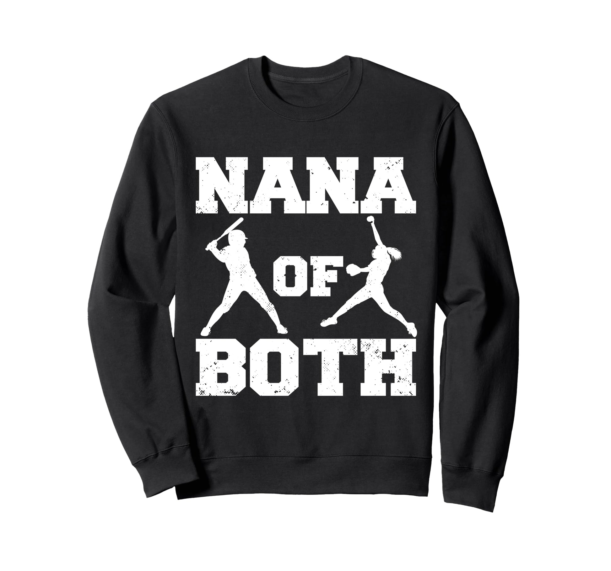 Nana Both Funny Baseball Softball Sweatshirt - Custom Art Print Men Women - T-Shirt, Sweatshirt, Hoodie
