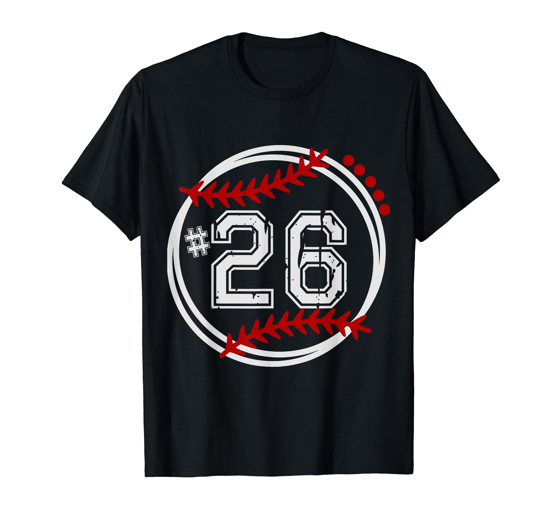 Baseball Jersey Number 26 Trendy T-Shirt - Graphic Print for Adults - T-Shirt, Sweatshirt, Hoodie
