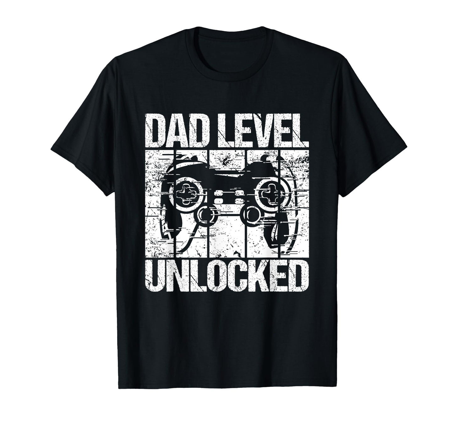 Dad Level Unlocked Gaming Controller T-Shirt - Trendy Graphic Men Women - T-Shirt, Sweatshirt, Hoodie