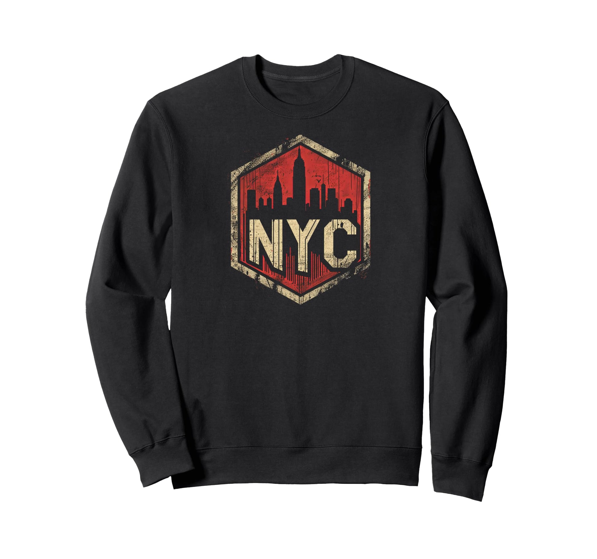 Nyc Grit 90S Grunge Urbandecay Mens Sweatshirt - Novelty Apparel Unisex - T-Shirt, Sweatshirt, Hoodie