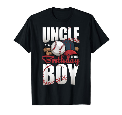 Uncle Birthday Matching Baseball T-Shirt - Aesthetic Graphic for Adults - T-Shirt, Sweatshirt, Hoodie