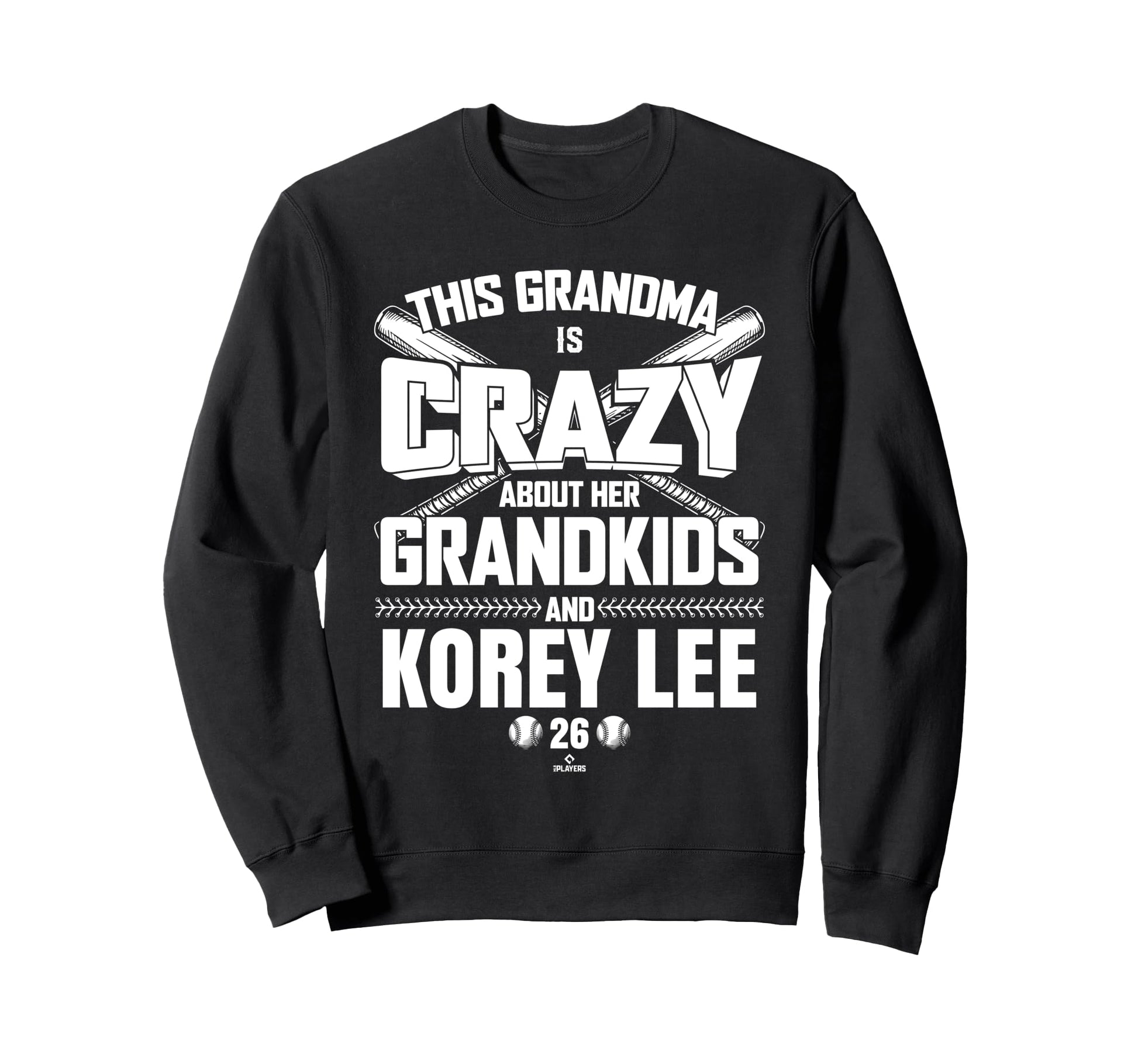 Grandma Crazy Korey Lee Chicago Sweatshirt - Novelty Apparel for Adults - T-Shirt, Sweatshirt, Hoodie