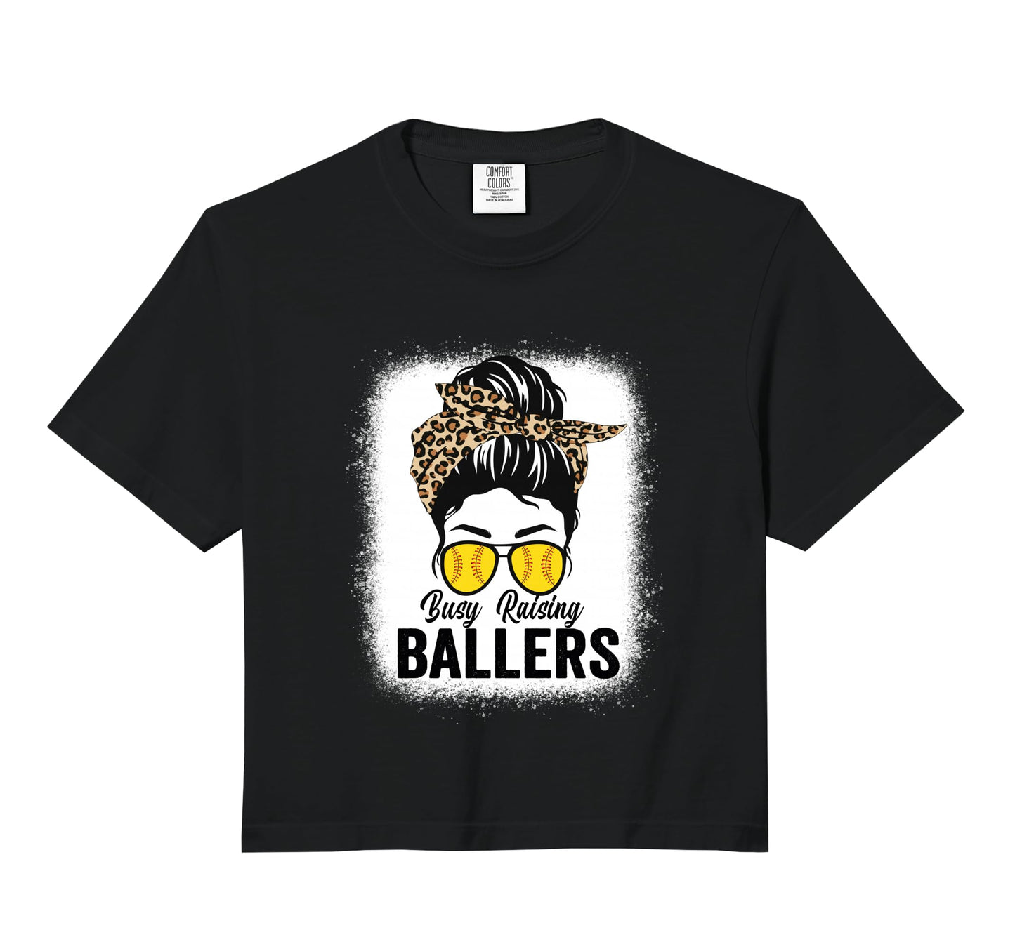 Busy Raising Ballers Softball Messy Sweatshirt - Streetwear Style Unisex - T-Shirt, Sweatshirt, Hoodie