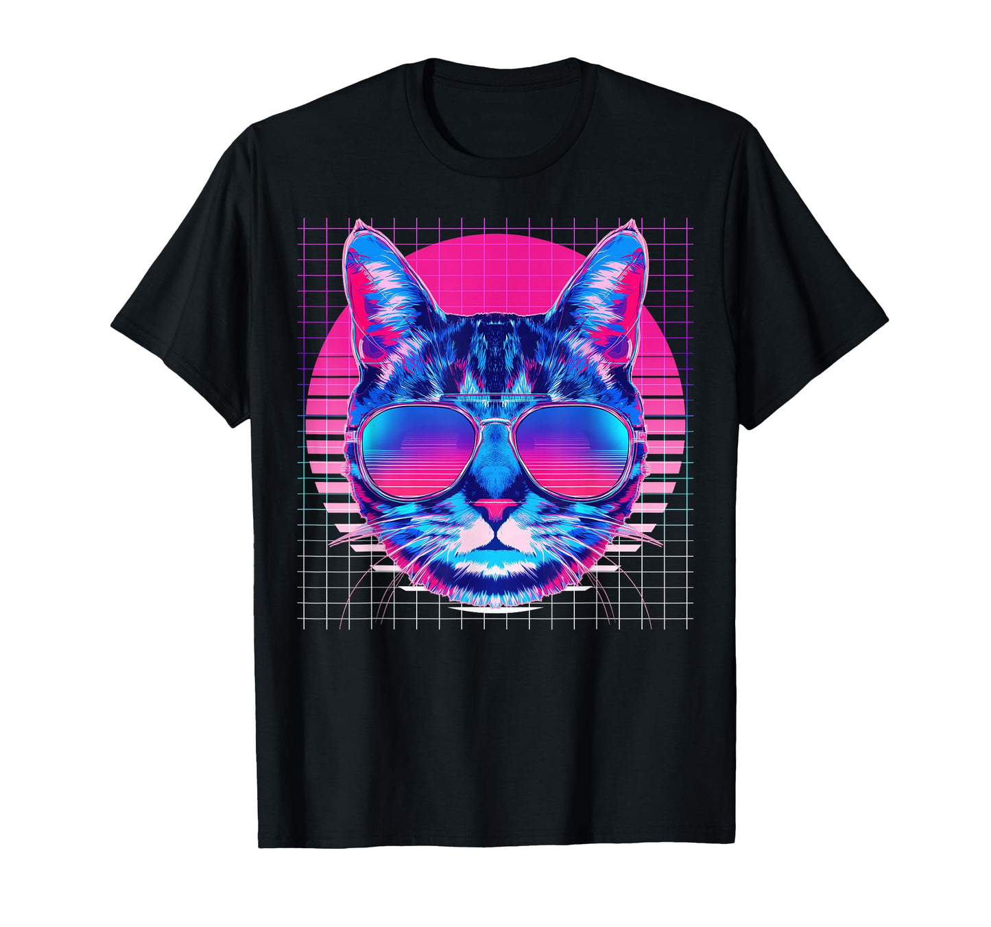 American Shorthair Sunglasses Dog T-Shirt - Graphic Print Men Women - T-Shirt, Sweatshirt, Hoodie