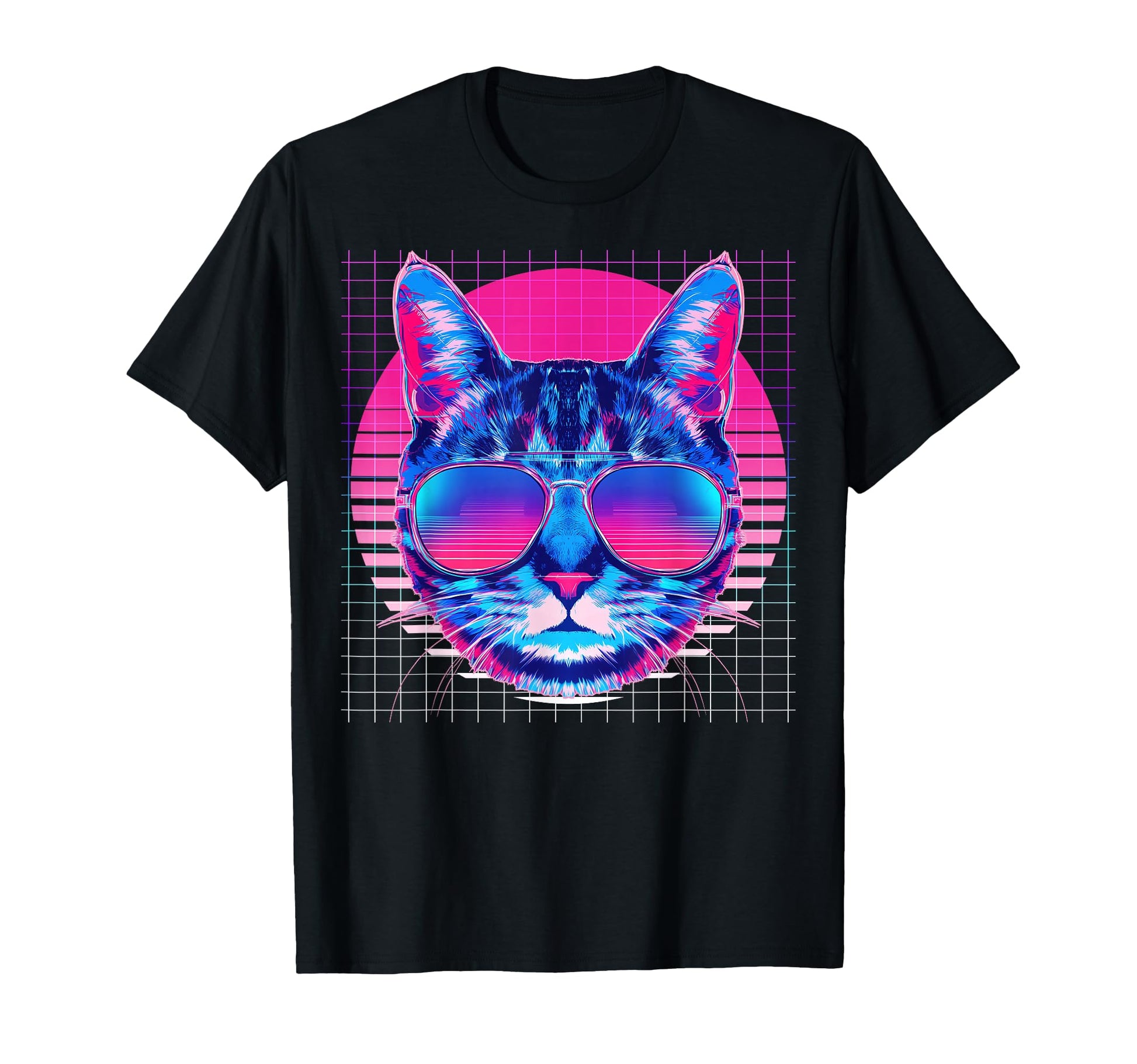 American Shorthair Sunglasses Dog T-Shirt - Graphic Print Men Women - T-Shirt, Sweatshirt, Hoodie