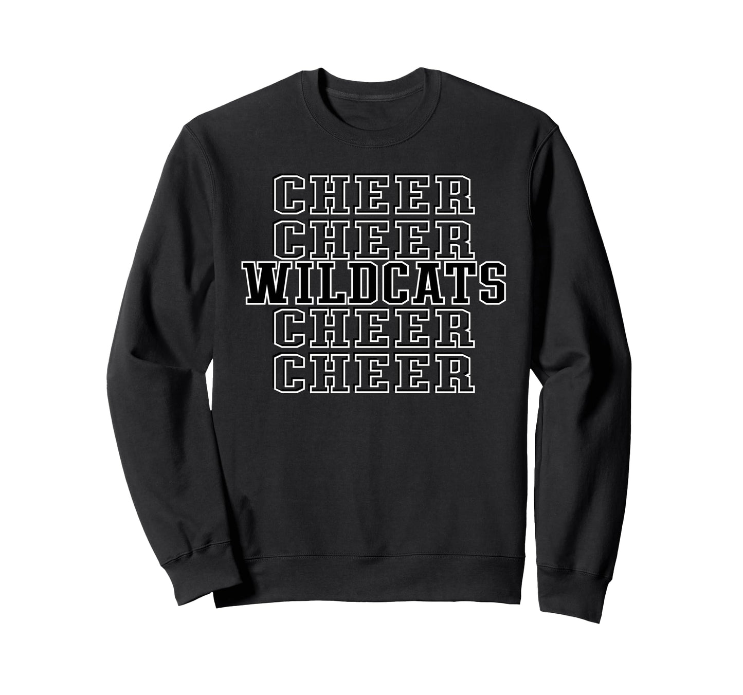 Wildcats Cheer Squad Sweatshirt - Casual Everyday Wear for Adults - T-Shirt, Sweatshirt, Hoodie