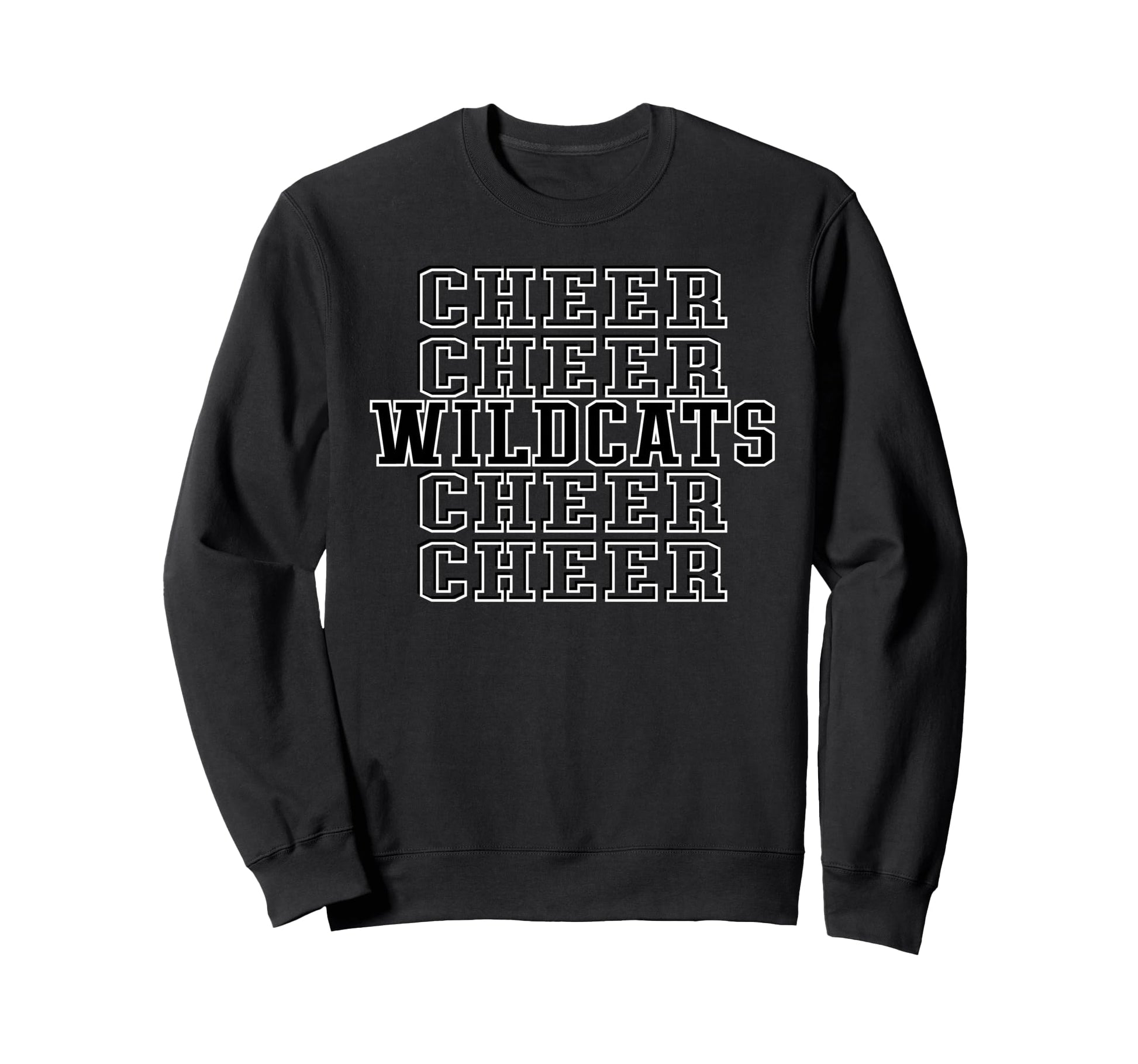 Wildcats Cheer Squad Sweatshirt - Casual Everyday Wear for Adults - T-Shirt, Sweatshirt, Hoodie