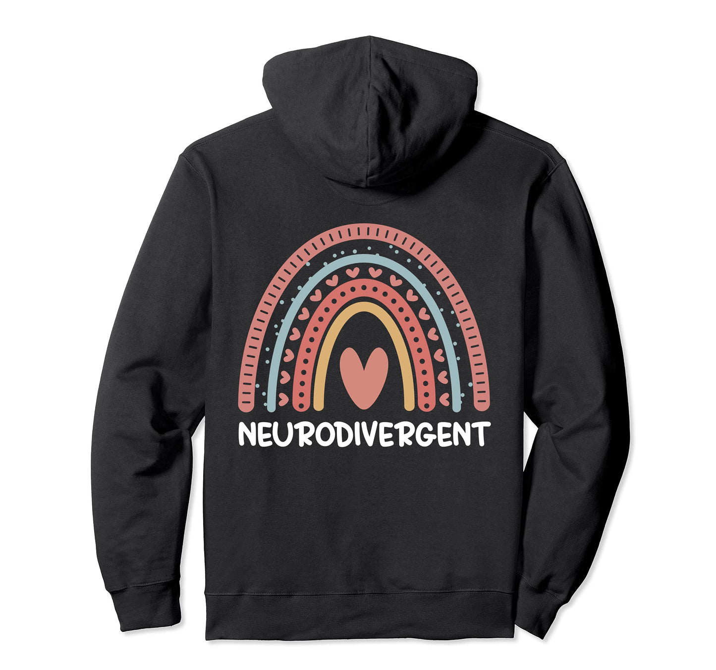 Neurodivergent Neurodiversity Hoodie - Casual Everyday Wear Unisex - T-Shirt, Sweatshirt, Hoodie