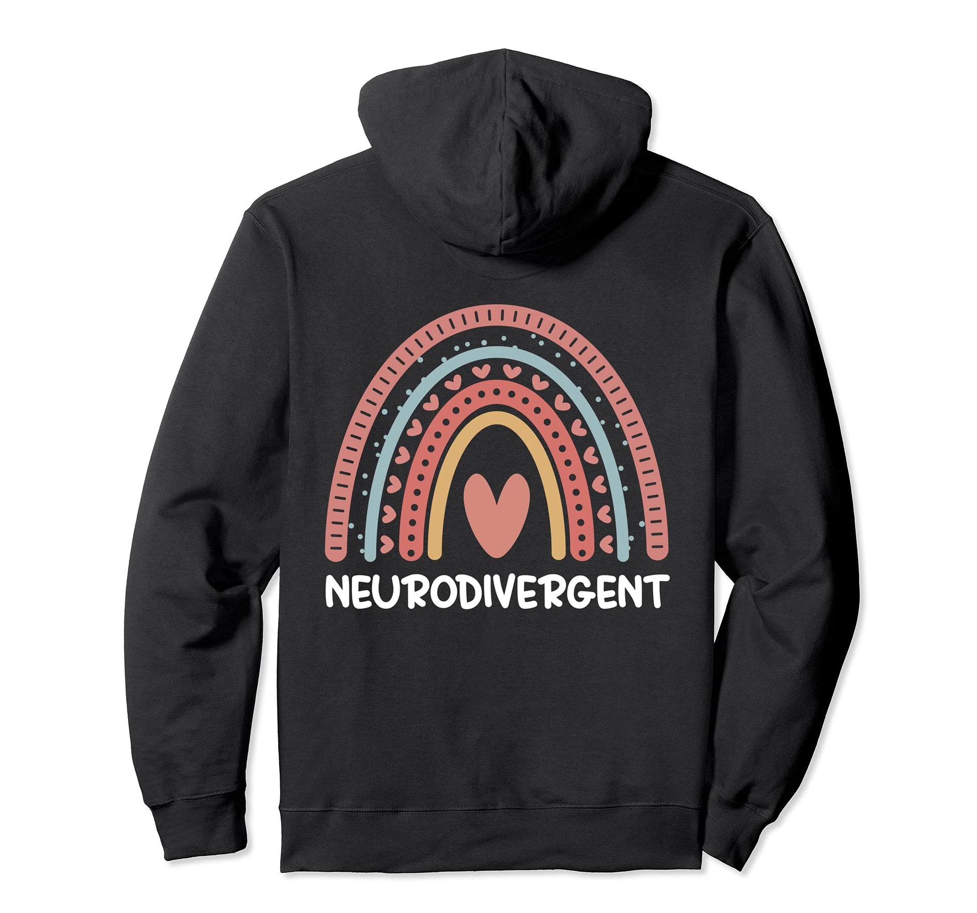 Neurodivergent Neurodiversity Hoodie - Casual Everyday Wear Unisex - T-Shirt, Sweatshirt, Hoodie