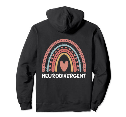 Neurodivergent Neurodiversity Hoodie - Casual Everyday Wear Unisex - T-Shirt, Sweatshirt, Hoodie