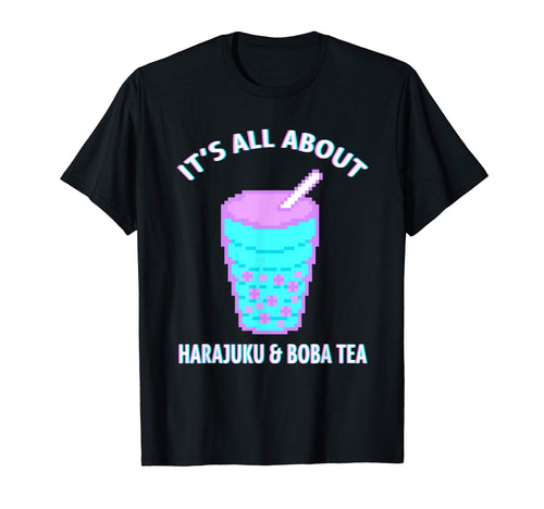 Bubble Tea Boba Tea And Harajuku Vaporwave T-Shirt - Unique Graphic Unisex - T-Shirt, Sweatshirt, Hoodie