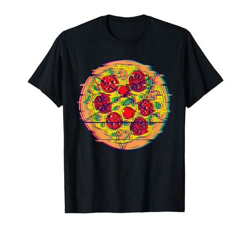 Pizza Pentagram Occult Vaporwave T-Shirt - Aesthetic Graphic Men Women - T-Shirt, Sweatshirt, Hoodie