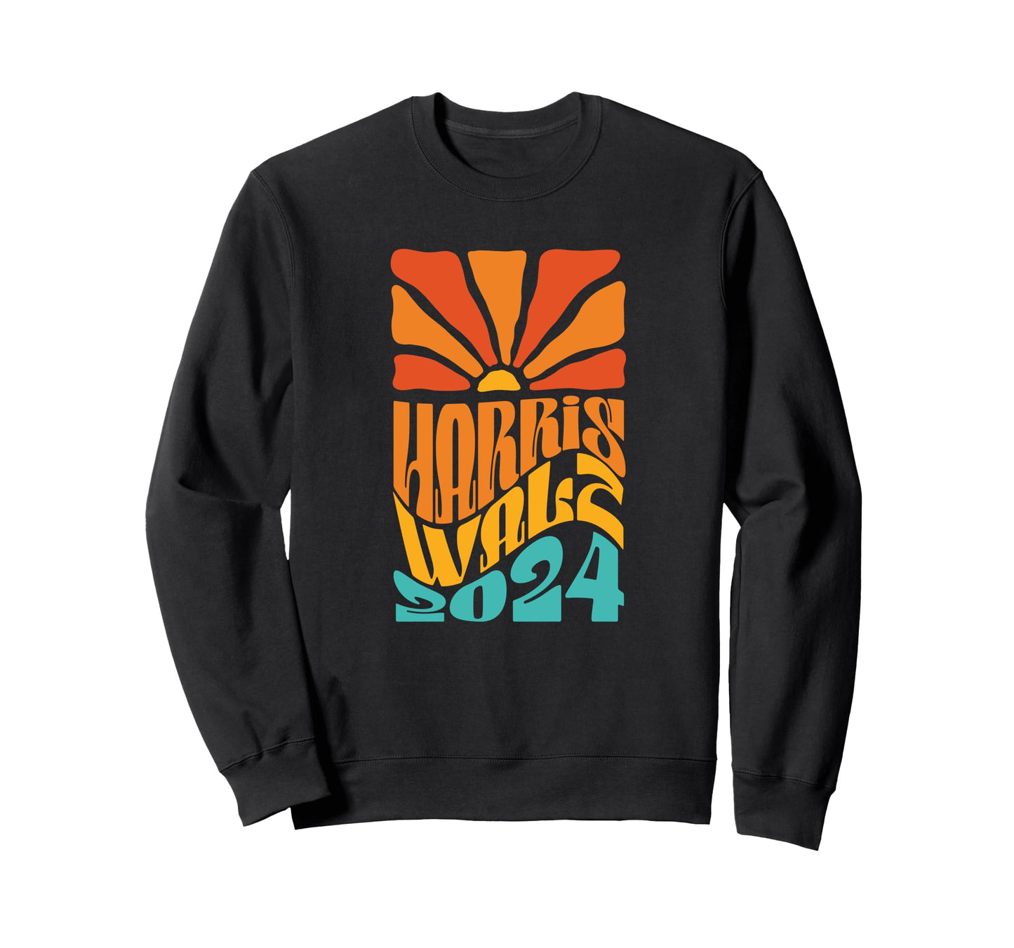 Kamala Harris Doug Walz 2024 Sweatshirt - Custom Art Print Unisex - T-Shirt, Sweatshirt, Hoodie