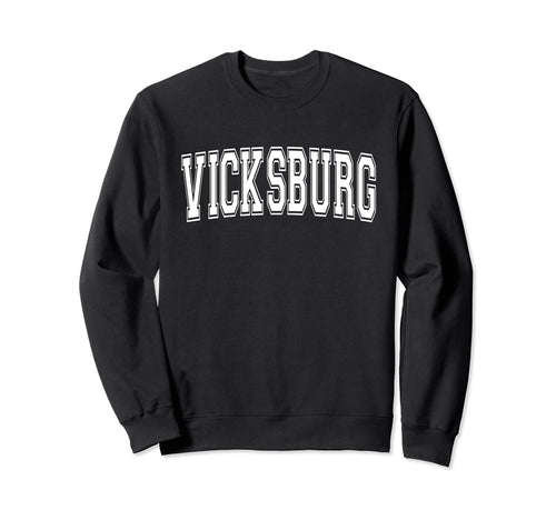 Vicksburg Ms Mississippi Usa Sweatshirt - Aesthetic Graphic for Adults - T-Shirt, Sweatshirt, Hoodie