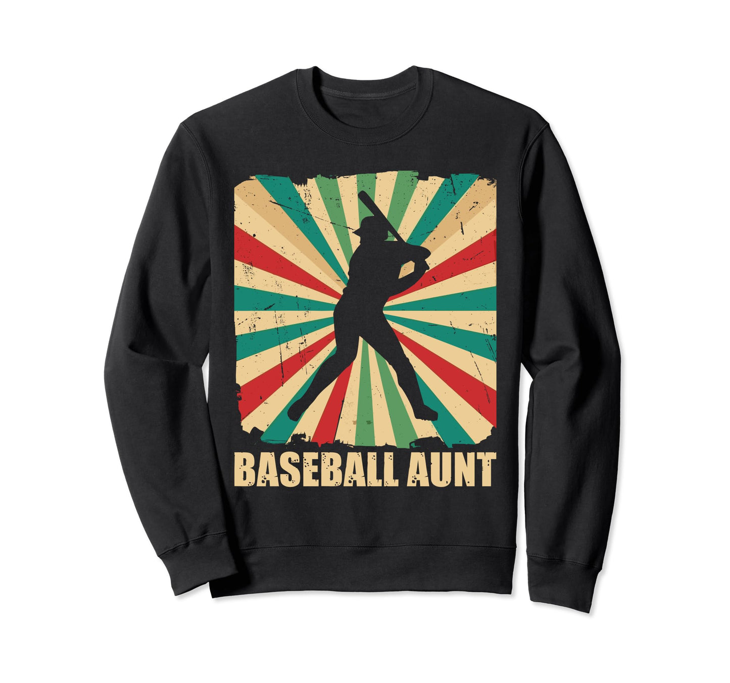 Baseball Aunt Proud Auntie Sweatshirt - Casual Everyday Wear for Adults - T-Shirt, Sweatshirt, Hoodie