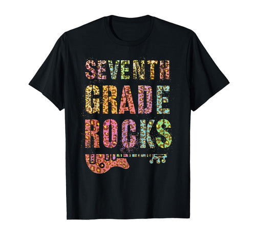 Seventh Grade Rocks Ready To Rock T-Shirt - Novelty Apparel for Adults - T-Shirt, Sweatshirt, Hoodie