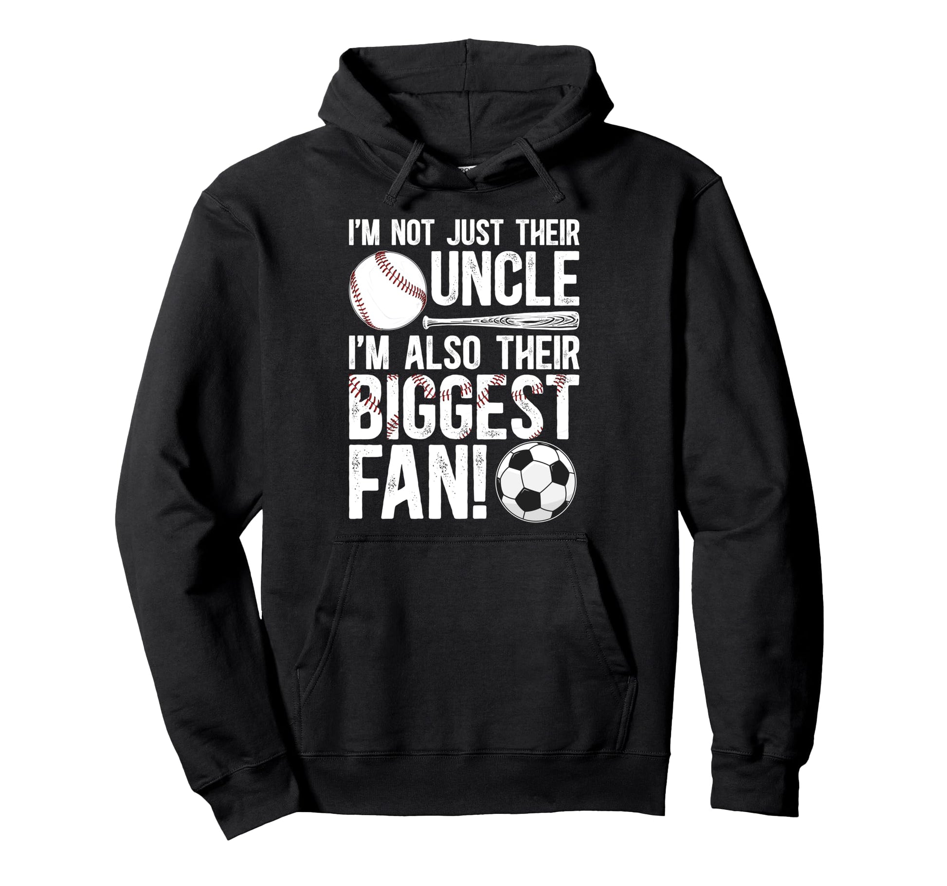Their Biggest Fan Baseball Soccer Hoodie - Custom Art Print Men Women - T-Shirt, Sweatshirt, Hoodie