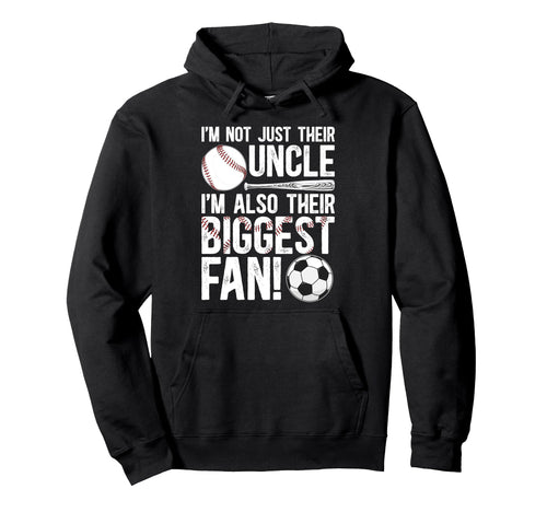 Their Biggest Fan Baseball Soccer Hoodie - Custom Art Print Men Women - T-Shirt, Sweatshirt, Hoodie