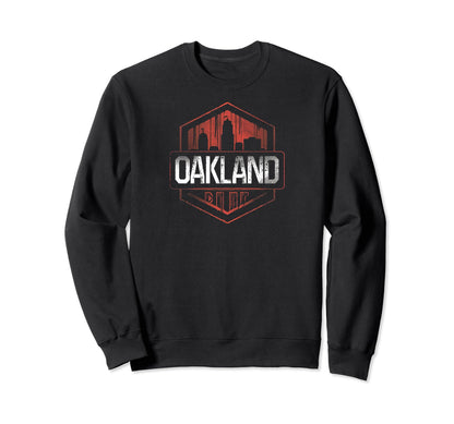 Oakland Grit 90S Grunge Urbandecay Sweatshirt - Trendy Graphic for Adults - T-Shirt, Sweatshirt, Hoodie