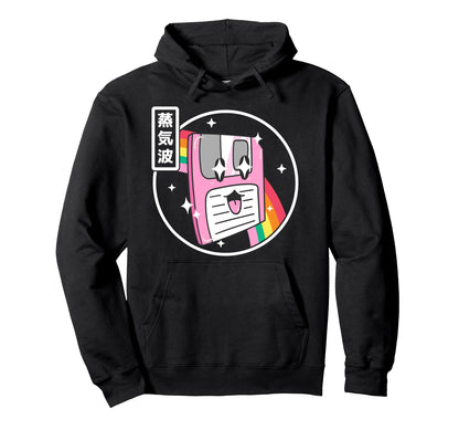 Floppy Disk Kawaii Rainbow Anime Hoodie - Streetwear Style Unisex - T-Shirt, Sweatshirt, Hoodie