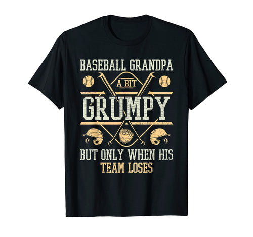 Mens Grandparents Baseball Grandpa T-Shirt - Trendy Graphic for Adults - T-Shirt, Sweatshirt, Hoodie