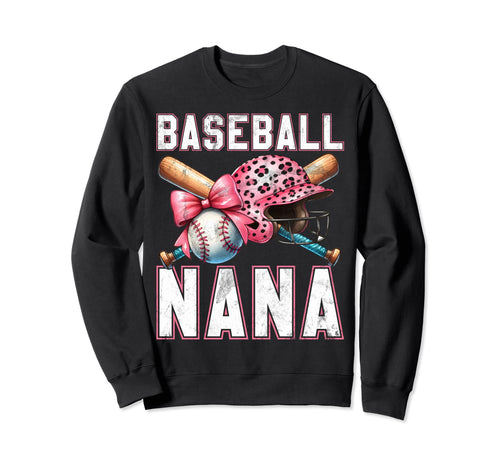 Baseball Nana Baseball Player Sweatshirt - Unique Graphic for Adults - T-Shirt, Sweatshirt, Hoodie