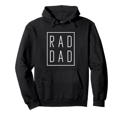 Fathers Day Shirts Rad Dad Hoodie - Aesthetic Graphic Unisex - T-Shirt, Sweatshirt, Hoodie