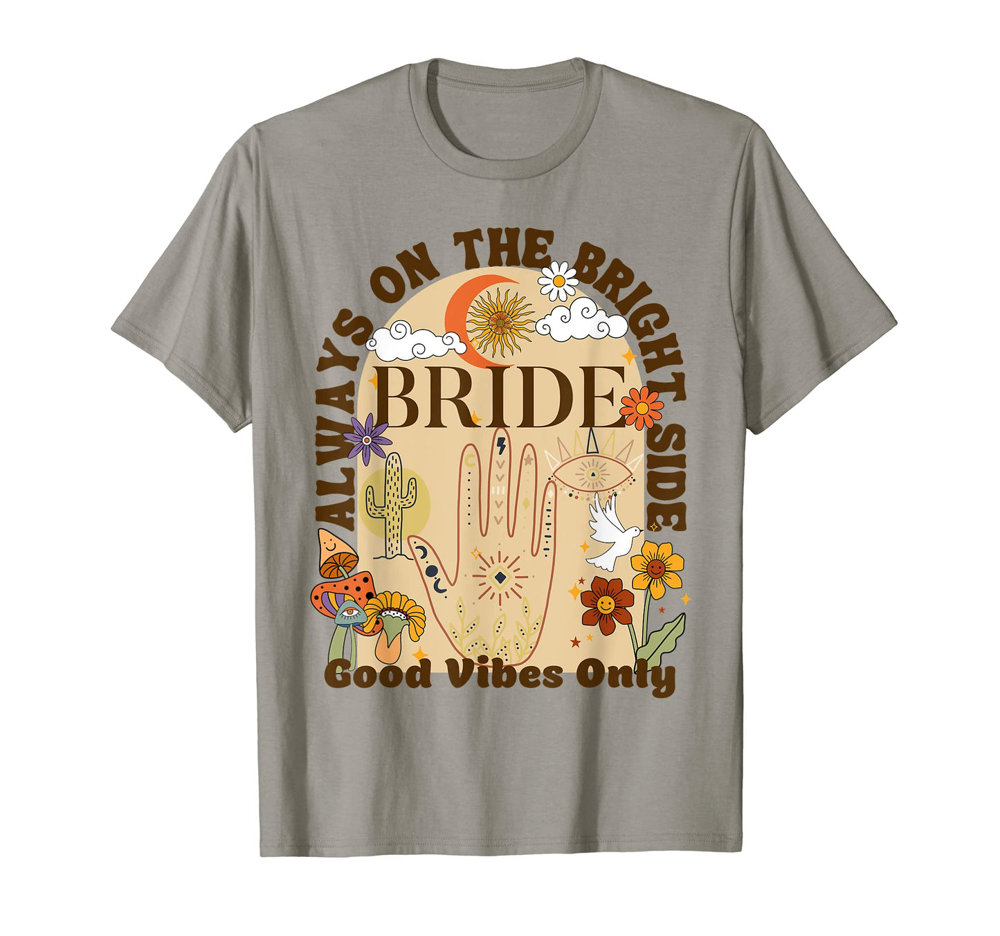 Boho Celestial Bachelorette Bride T-Shirt - Minimalist Print Unisex - T-Shirt, Sweatshirt, Hoodie