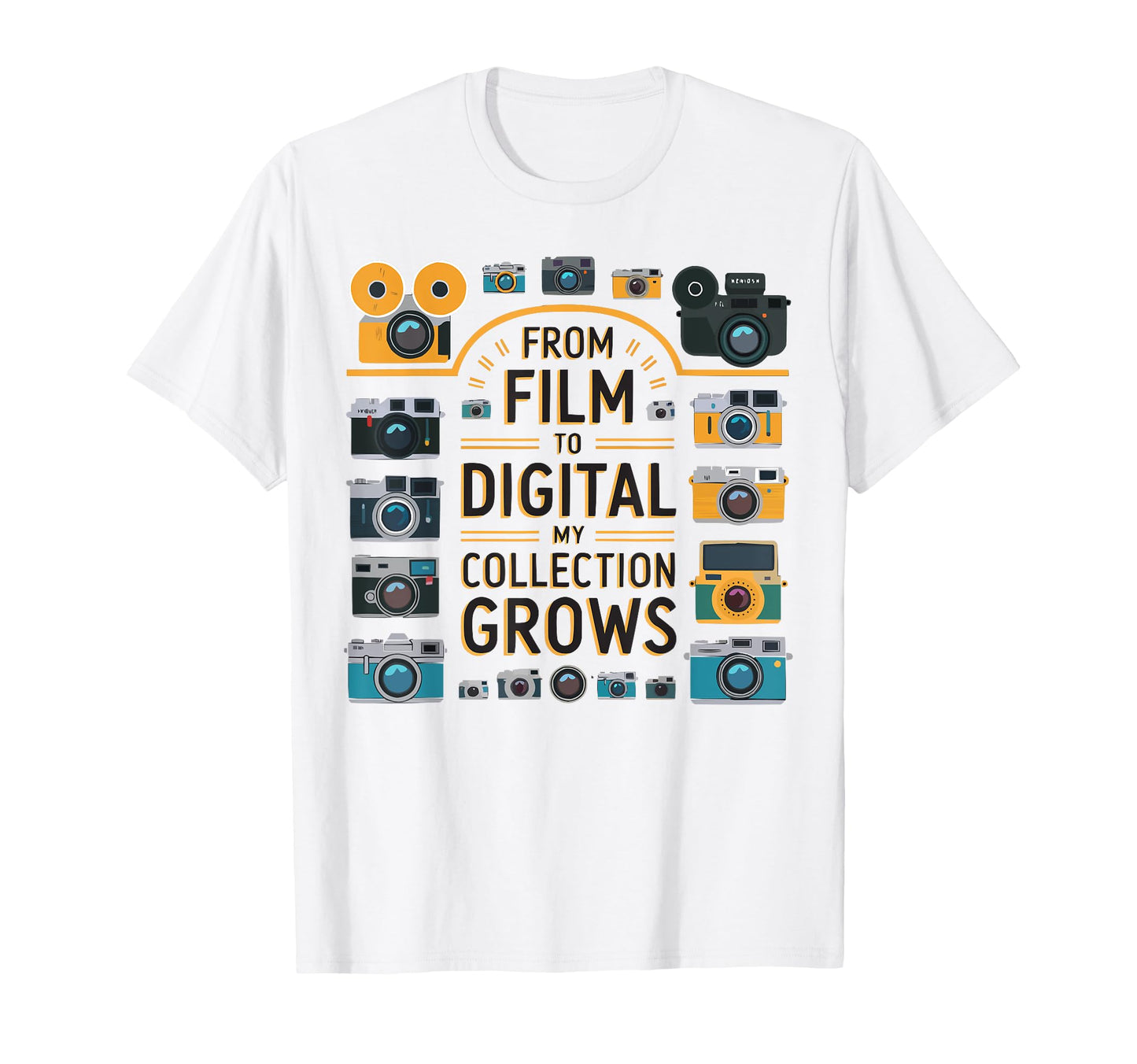 Camera Collector Cameraman T-Shirt - Streetwear Style for Adults - T-Shirt, Sweatshirt, Hoodie