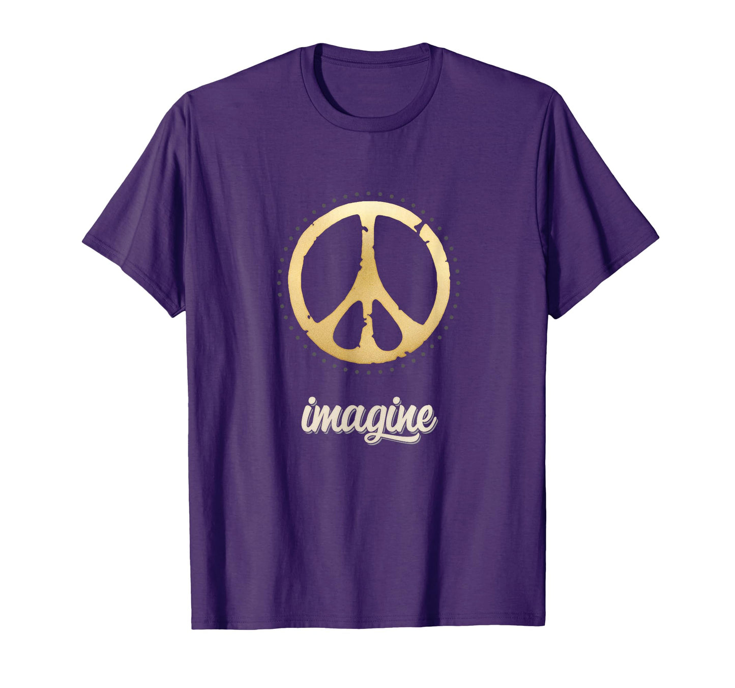 Peace Sign Hippie Imagine 60S 70S T-Shirt - Graphic Print Men Women - T-Shirt, Sweatshirt, Hoodie