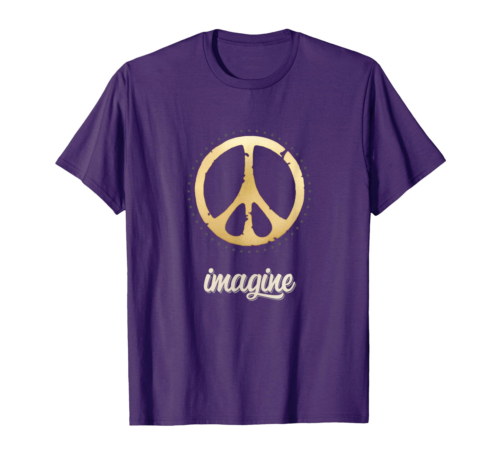 Peace Sign Hippie Imagine 60S 70S T-Shirt - Graphic Print Men Women - T-Shirt, Sweatshirt, Hoodie